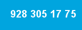 928 305 17 75